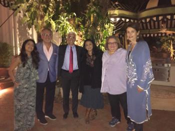 UMindulness co-directors, Amishi Jha and Scott Rogers with members of the advisory group and Sharon Salzberg (L to R, Shelly Tygielski, Marshall Ames, Scott Rogers, Amishi Jha, Sharon Salzberg, Victoria Cummock)